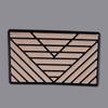 Beige Universal Car Truck Pickup Bus Off-road Vehicle Floor Foot Pedal Heel Patch Carpet Mat Plate Pad Rest Footrest
