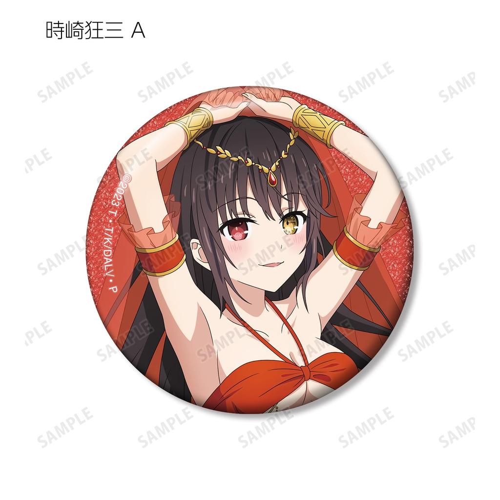 Date A Live V" Anime Original Illustration Dancer Ver. Trading Glitter Can Badge Box of 12