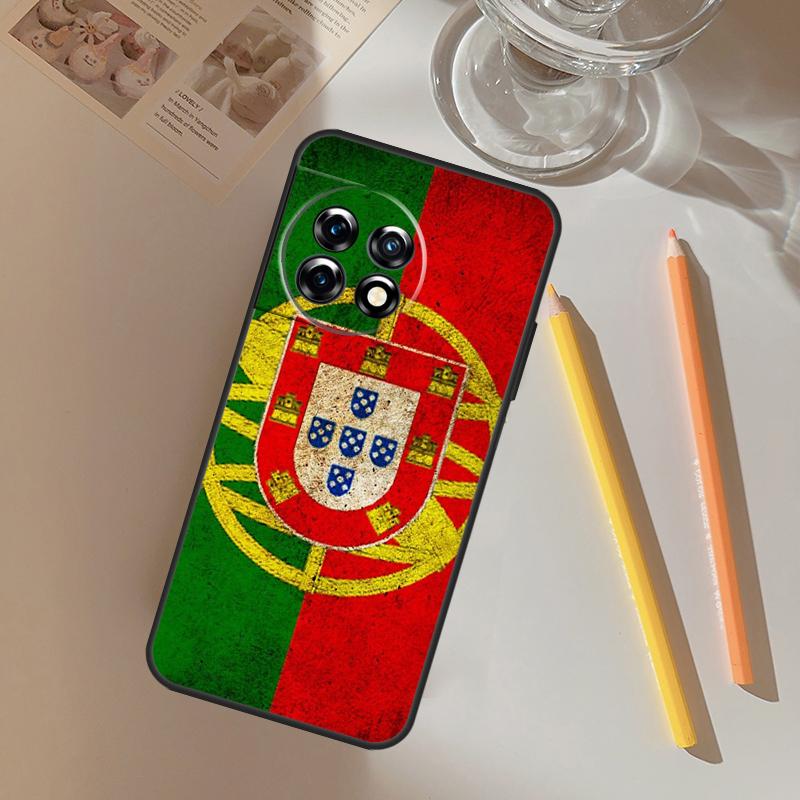 Portugal Passport Flag Funda For OnePlus 12R 13 12 R 11 9 10 Pro 8T 9RT 10T OnePlus Nord 4 CE 2 3 Lite N20 N30 Case