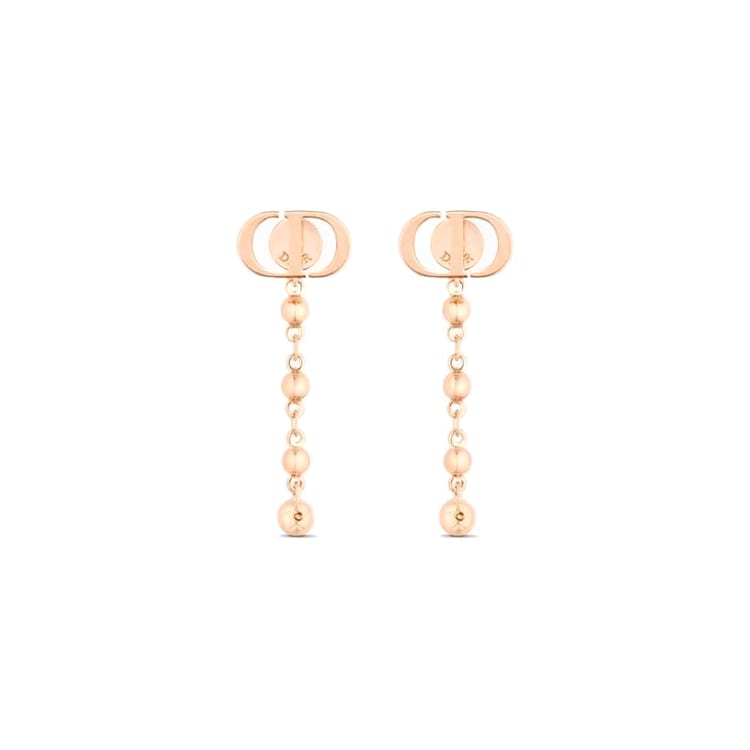 DIOR Metal Earrings Women's Rose Gold E2326WOMMTD15P