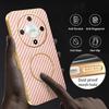 For Honor X9b 5G/Magic6 Lite 5G Phone Case Carbon Fiber Textured Electroplated TPU Back Cover