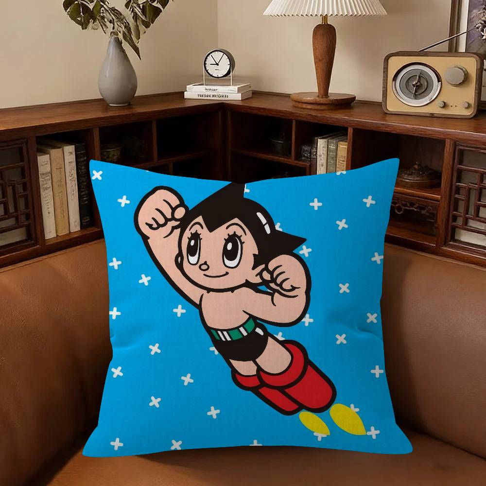 Cushion Personalized Picture Text Home Decorative Pillows Household Gifts 45X45Cm Popular Anime Astro Boy