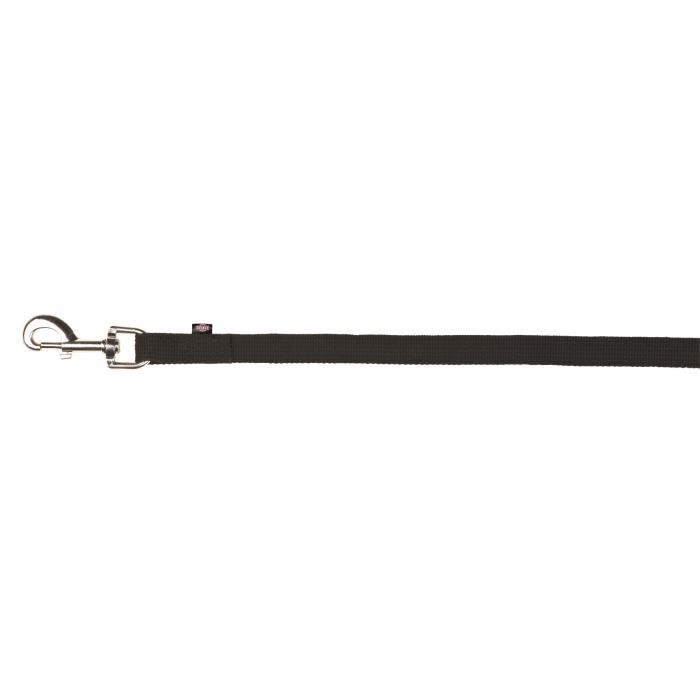 TRIXIE Flat Webbing Tracking Lead 15m - 20mm - Black - For Dogs