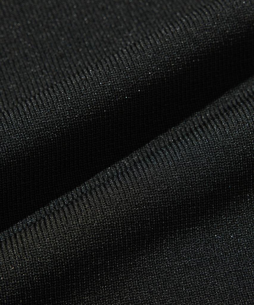 STCO Poly Knit Sweatshirt Black (Semi-Oversized Fit)_Swiwa01Nsb