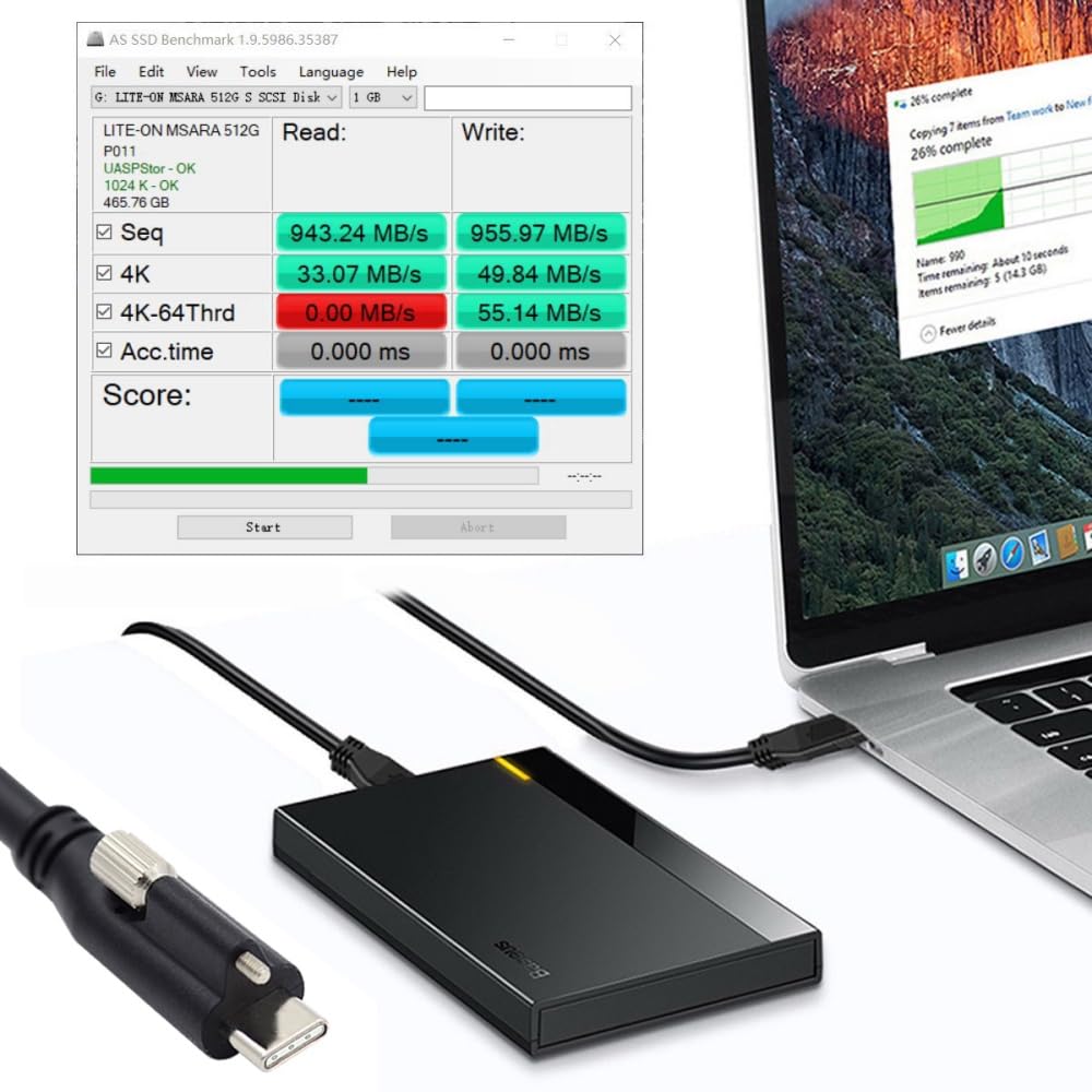 NFHK USB Кабель для передачи данных и питания с блокировкой для камер с однопанельным винтовым разъемом 3.1 Type-C USB-C (200СМ)