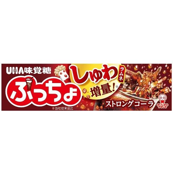 UHA Pucho Stick Strong Cola 10 гран Количество таблеток внутри Pucchio было увеличено. Количество таблеток внутри Pucchio было увеличено