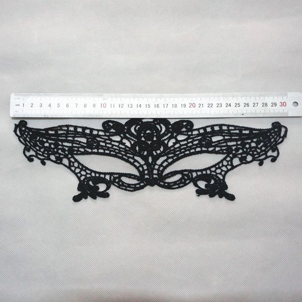 Черная кружевная маска для глаз королевы на Хэллоуин или костюмированные вечеринки