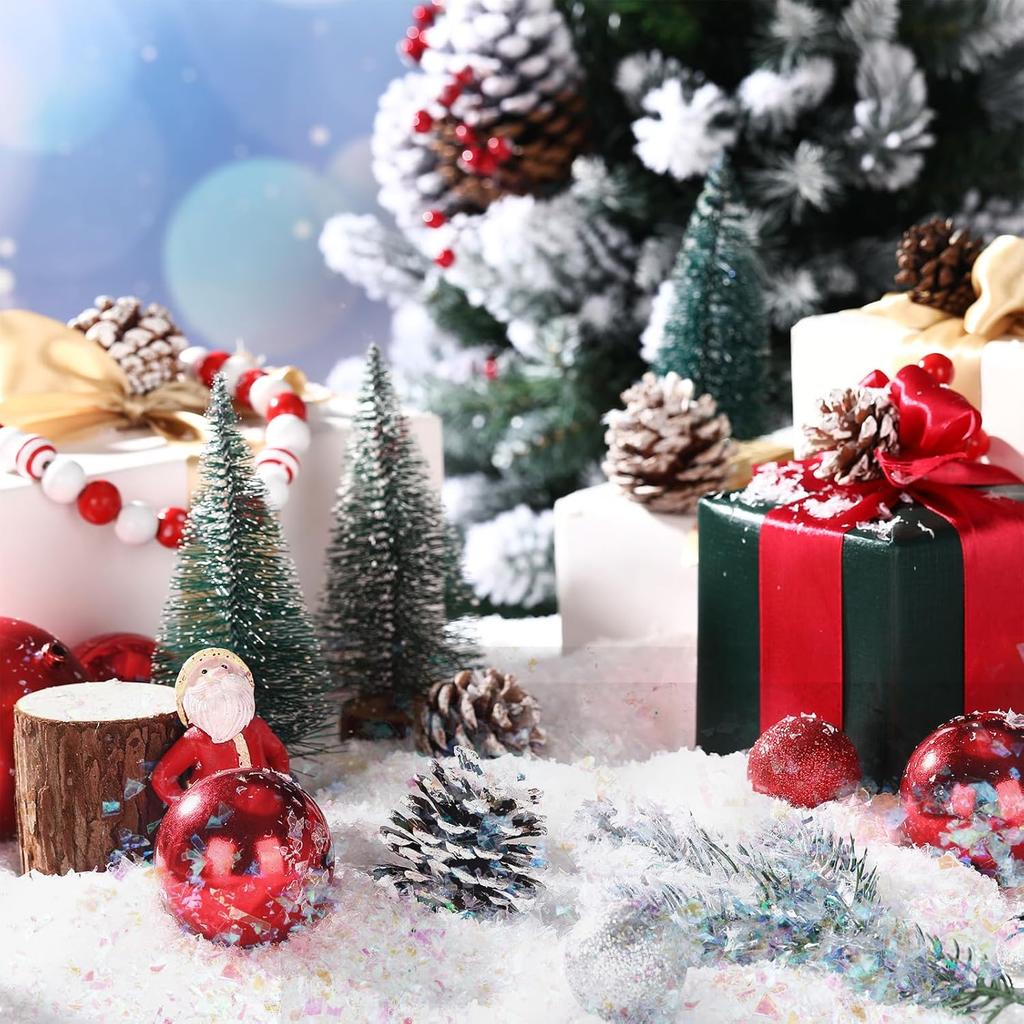 Зимний Искусственный Снег Рождественский Снежный Порошок Xmas Снежинка Декор для Поделок DIY Деревенские Витрины Реквизит Праздничные Принадлежности