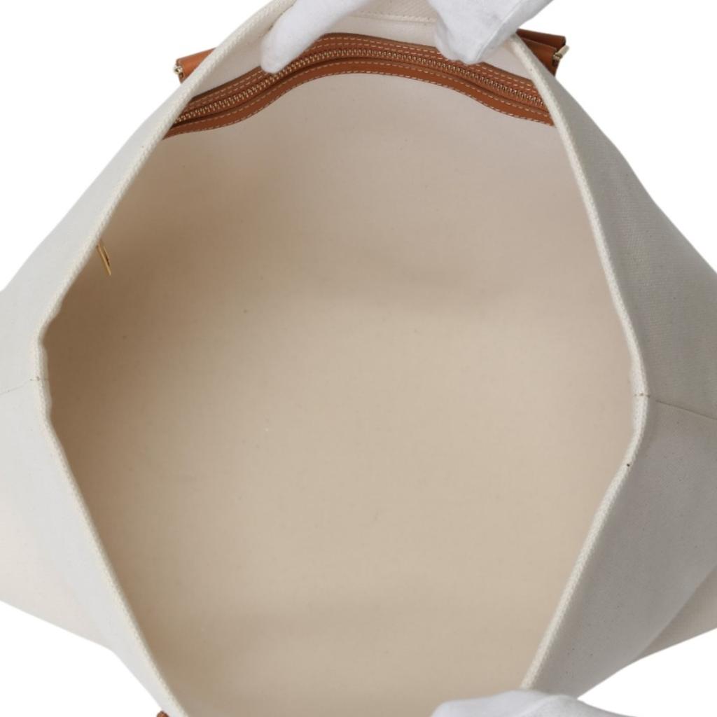 Celine Кросс-боди сумка Horizontalkava холст белый Женская 190062BNZ Б/у