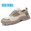 Мужские кроссовки из натуральной кожи, нескользящая мужская повседневная обувь, удобная походная обувь, универсальная обувь для походов на открытом воздухе, для отдыха и прогулок
