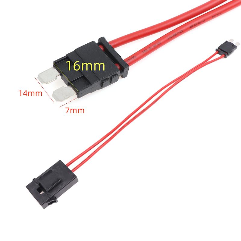 16AWG Неразрушаемая коробка предохранителей 32В ACC Малый Средний размер Мини Микро2 размер Автомобильный держатель предохранителей ATM Плоский предохранитель Удлинитель