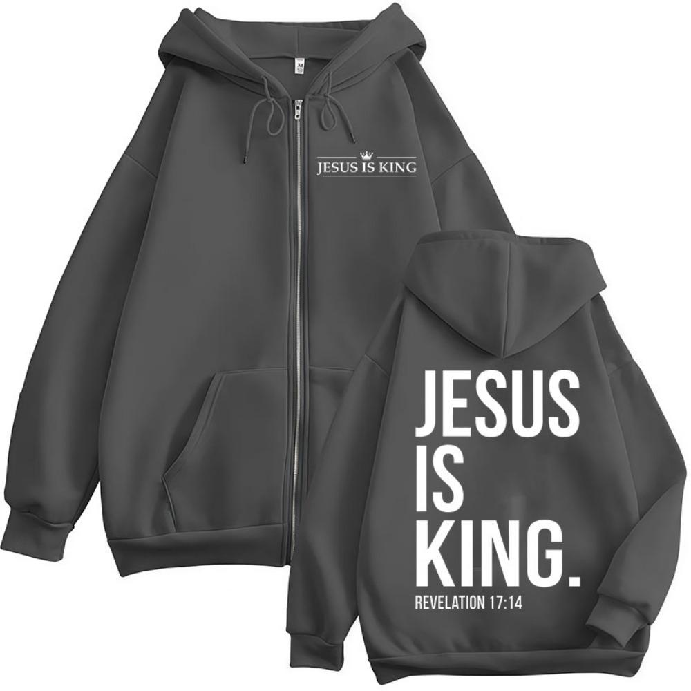 Zipper Hoodie Men's and Women's Clothing Fashion Harajuku Zipper Sweatshirt Wool Casual Pullover