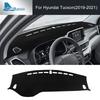 Премиальная флисовая накладка на панель приборов автомобиля для Hyundai Tucson Коврик Предотвращает блики Коврик Защита от УФ Лучей Аксессуары для Интерьера