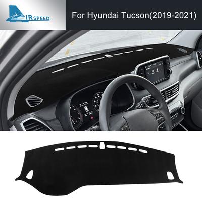 Премиальная флисовая накладка на панель приборов автомобиля для Hyundai Tucson Коврик Предотвращает блики Коврик Защита от УФ Лучей Аксессуары для Интерьера