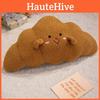 Croissant Cute Plush Pillow With Embroidery Design For Daily Bedroom Sleeping