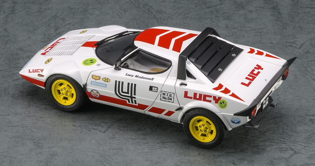 Hasegawa Wild Egg Girls Lancia Stratos Lucy McDonnell Plastic Model Kit SP528 1/24 No.04 w/Figure