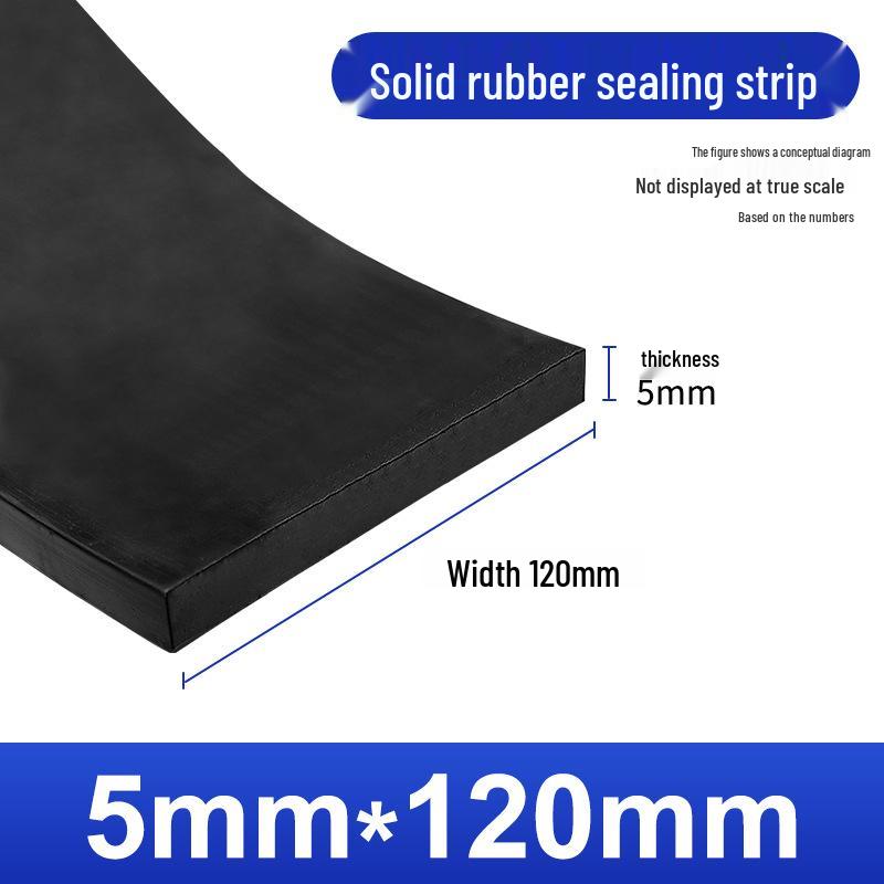 Nitrile Rubber Strip: Oil & Pressure-Resistant Shock Absorbing Glass Pad for Sealing & Joint Support