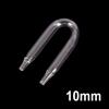 Transparent Glass Co2 Refiner U Shaped Air Pipe Connector Fish Tank Aquarium Equipment N