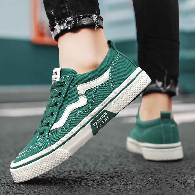 Hot Sale Fashion Mens Canvas Shoes 2025 Lace-up Vulcanized Shoes Man Designer Espadrilles Canvas Casual Flat Shoes Sneakers Men