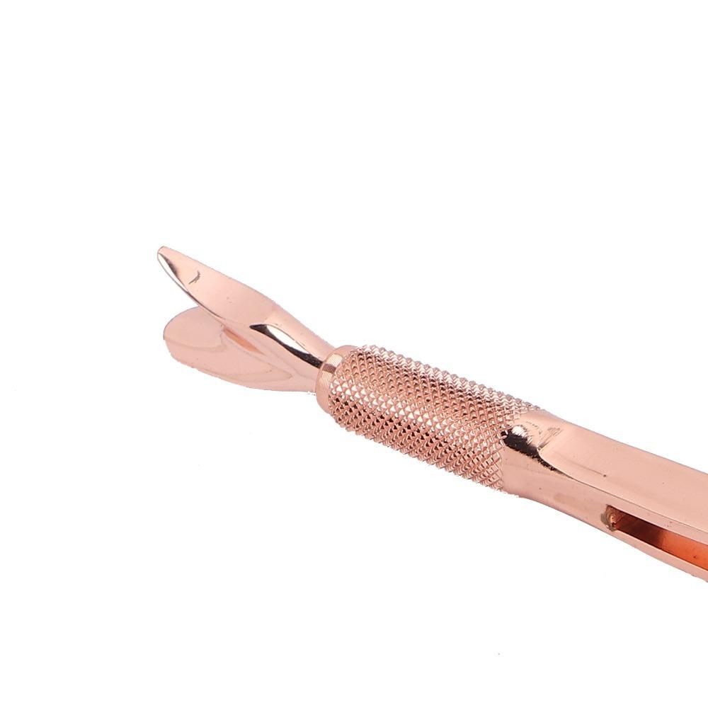 Stainless Steel Stainless Steel Nail Art Pincher Multifunctional Cuticle Pusher Nail Clip Home Use