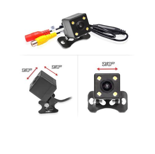 1 шт. 12 В 140° Автомобильная камера заднего вида для парковки с ночным видением и 4 светодиодами