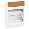 Shoe Cabinet HOORN 78 x 24 x 100 cm Wood Composite White