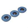 Blue Grinding Wheel Flap Discs Flat For Angle Grinder Sanding Discs