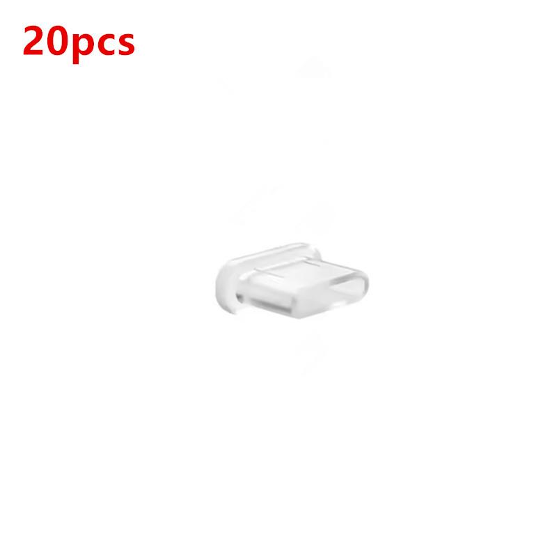 10/20Pcs Silicone Dust Plugs Type C Charging Port Protector Stopper Cap Cover For Phone Laptop Tablet Anti-Dust Plug