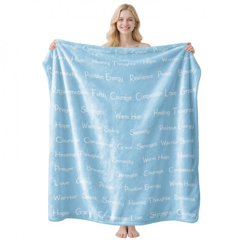 Cool Contrast Tiger Print Flannel Blanket Soft Nap Air Conditioner Throw Home
