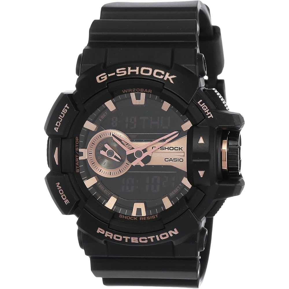 Casio G-Shock GA-400GB-1A4 Black Analog-Digital Watch Water Resistant Shock Resistant