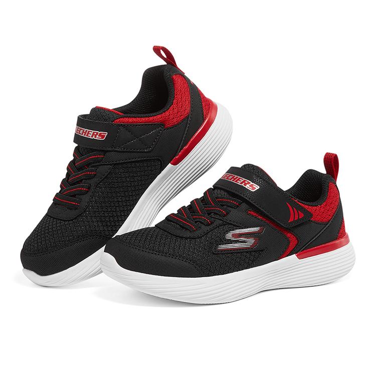 Skechers Go Run 400 V2 Простые Повседневные Уличные Сетчатые Нескользящие Амортизирующие Износостойкие Дышащие Низкие Беговые Кроссовки Детские кроссовки 405102L-BKRD