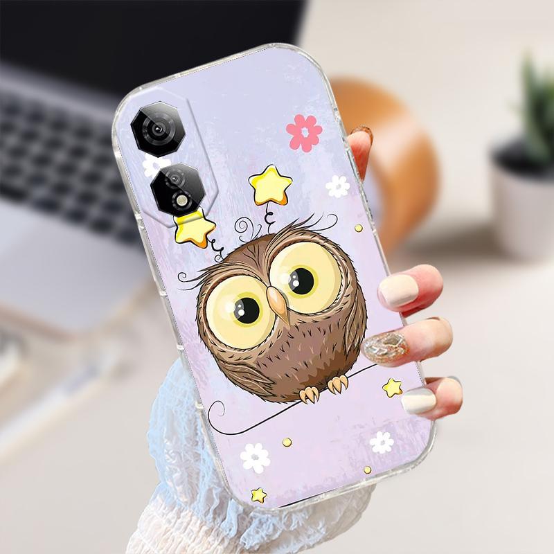 Чехол для ZTE Nubia Neo 2 5G NubiaNeo2 Мультяшное Животное Мягкий Силикон ТПУ Прозрачная Крышка Для Nubia Neo2 Z2352N Прозрачный Чехол Для Телефона