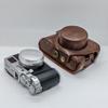 Чехол-сумка для хранения камеры из ПУ-кожи для Fujifilm X100V X100F Fuji x100v x100f Жесткий защитный корпус-оболочка с ремешком
