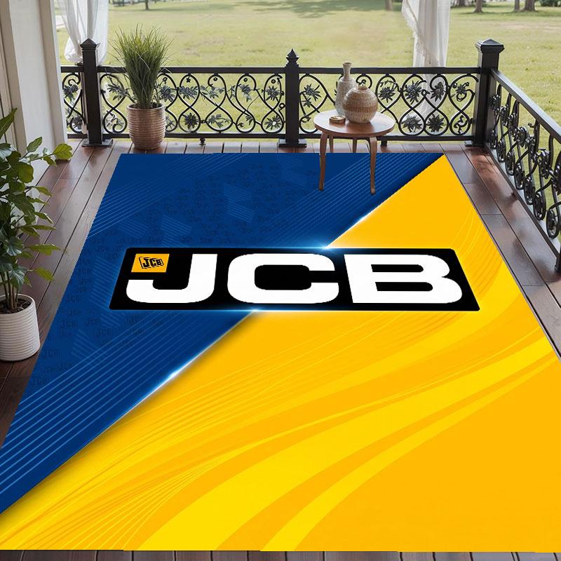 Soft Floor Carpet JCB Pattern Area Rug Decorative Mat For Home Room Decoration