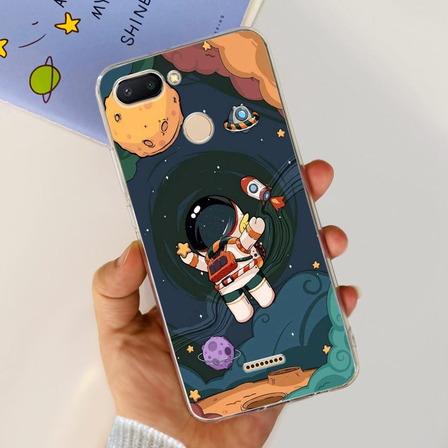 For Cover Xiaomi Redmi 6 Phone Case Fashion Marble Butterfly Soft Silicone Back Cover For Xiomi Redmi 6 6A Redmi6 Redmi6a Fundas