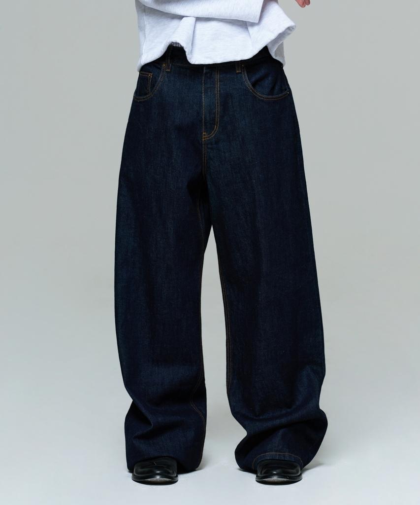 ERA Men Era Wide Fit Denim Pants - Indigo Blue