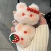 Сахарная тыква Кролик Мохнатый Повязка на голову Заколка Ins Женская Мягкая Милая Милый Румяный Кролик Волосы Веревка Студент Хвост Аксессуары для волос