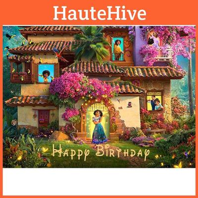 Премиальный виниловый баннер-фон для украшения дня рождения Энканто Мирабель