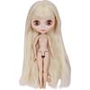 Ледяные Дни Удачи 1/6 30см BJD Кукольное Тело Только Милая Кукла для Практики 4 Цвета Смена Глаз Смена Рук