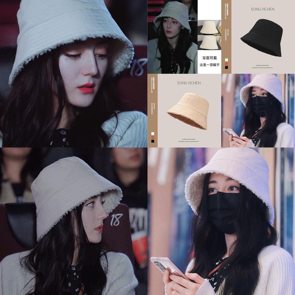 Стильная зимняя теплая пушистая шерпа панама для мужчин и женщин бежевого цвета