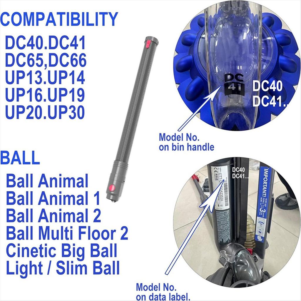 Upgraded Hose Assembly Replacement for Dyson DC41 DC40 DC66 DC65 UP14 UP13 UP20 UP30,Hose Attachment Accessories