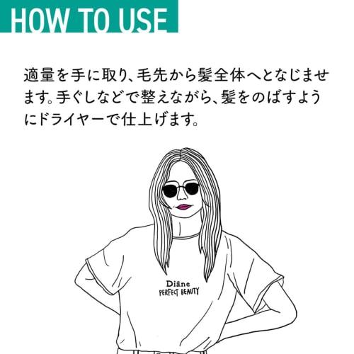 Diane Hair Milk Straight Sweet Berry Floral Fragrance No Rinse Treatment Perfect Beauty Straight Milk 100ml