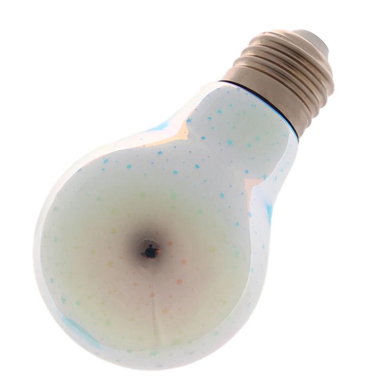 1 шт. 3D Декорация Светодиодная Лампа Эдисона E27 4.5 Вт 85-265 В Винтажная Лампа Звезда Фейерверк Праздничный Ночник Украшение для Рождественской Елки