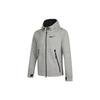 Knit Sport Hooded Logo Jacket Men Outerwear Grey DD1879-010