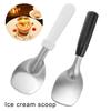 Luxurious Stainless Steel Ice Cream Scoop Ergonomic Handle Digging Scoop for Effortless Scooping and Easy Cleaning