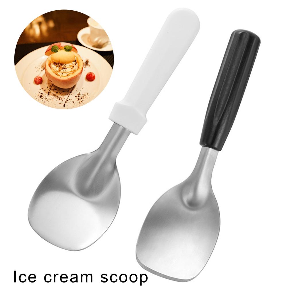 Luxurious Stainless Steel Ice Cream Scoop Ergonomic Handle Digging Scoop for Effortless Scooping and Easy Cleaning