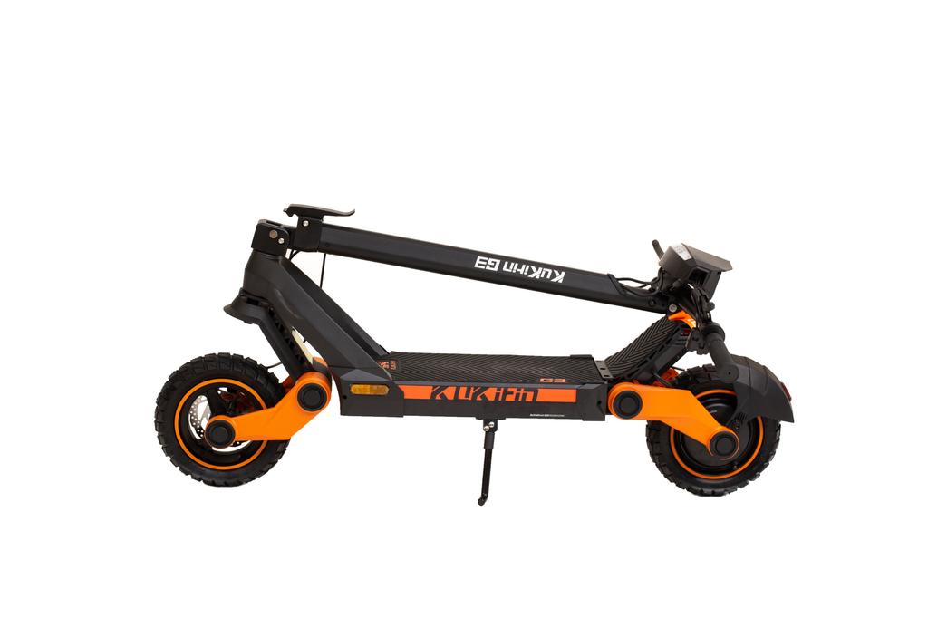 KuKirin G3 1200W Electric Scooter, 52V 18Ah Battery, 63km Range, 10" Off-Road Tires, Foldable Design, Dual Disc Brakes