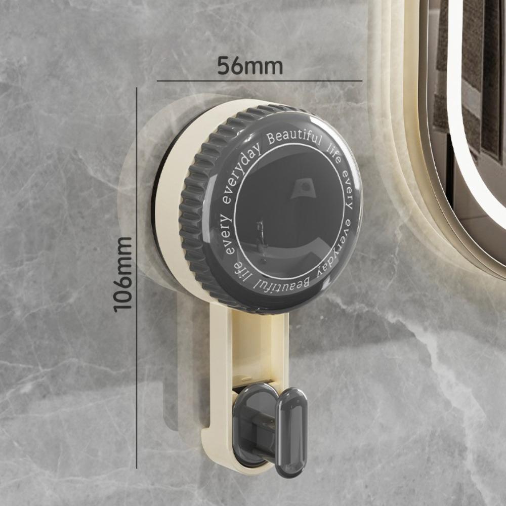 No Punching Wall Hook Universal Behind Door Hanger New Vacuum Suction Cup Hook  Bathroom