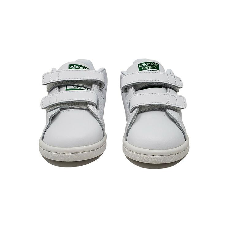 Adidas Originals Cf Abrasion Resistant Low top Toddler Shoes White Green Infant And Toddler M20609