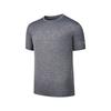 Running Training Series Knitted Comfortable Stylish Short Sleeve T-Shirt Men Tops Black Gray SA2259ST02T-MG029